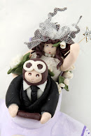 Cake topper: due sposini particolari!