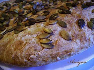 Gourmet recipes - Bread with beer and pumpkin seeds