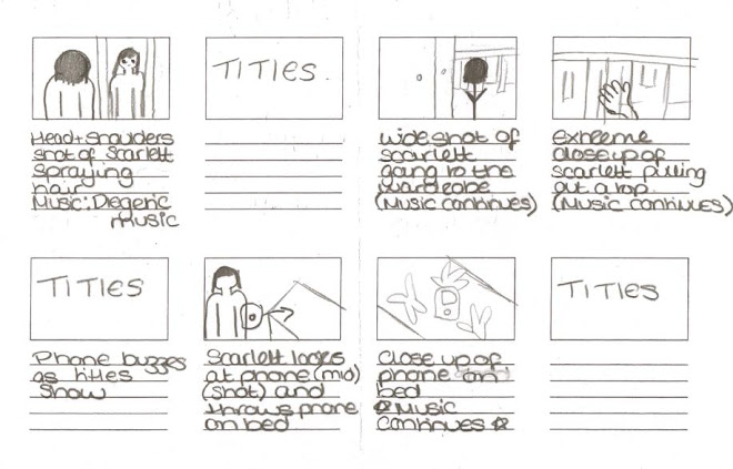 Storyboard Second Draft Page One