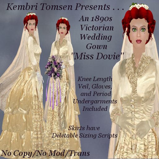 Wedding gown first This is 39Miss Dovie 39 a satin wedding gown from about