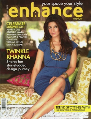 Twinkle shows her hot legs for Enhance magazine