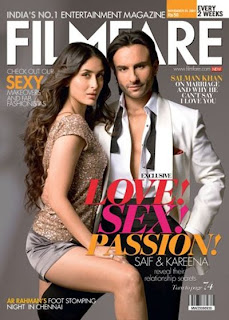 Kareena Saif Sizzles on Filmfare Magazine Cover