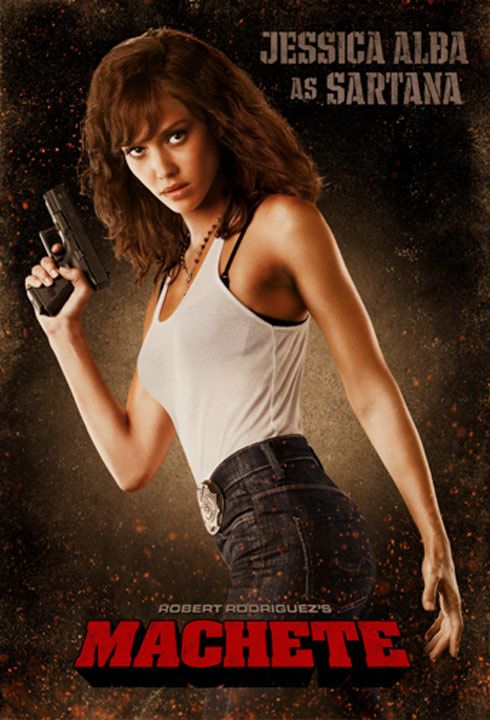 Here's a hot new movie poster featuring Jessica Alba as Sartana in the 