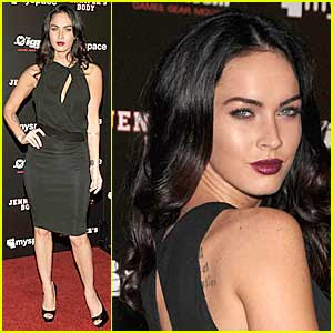 Megan Fox Black Gown