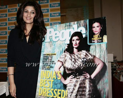 Twinkle Khanna sizzles on People Magazine Nov 2010 Cover