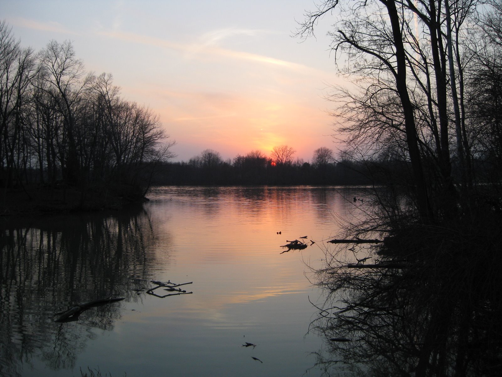 Dusk on the Cedarville Reservoir