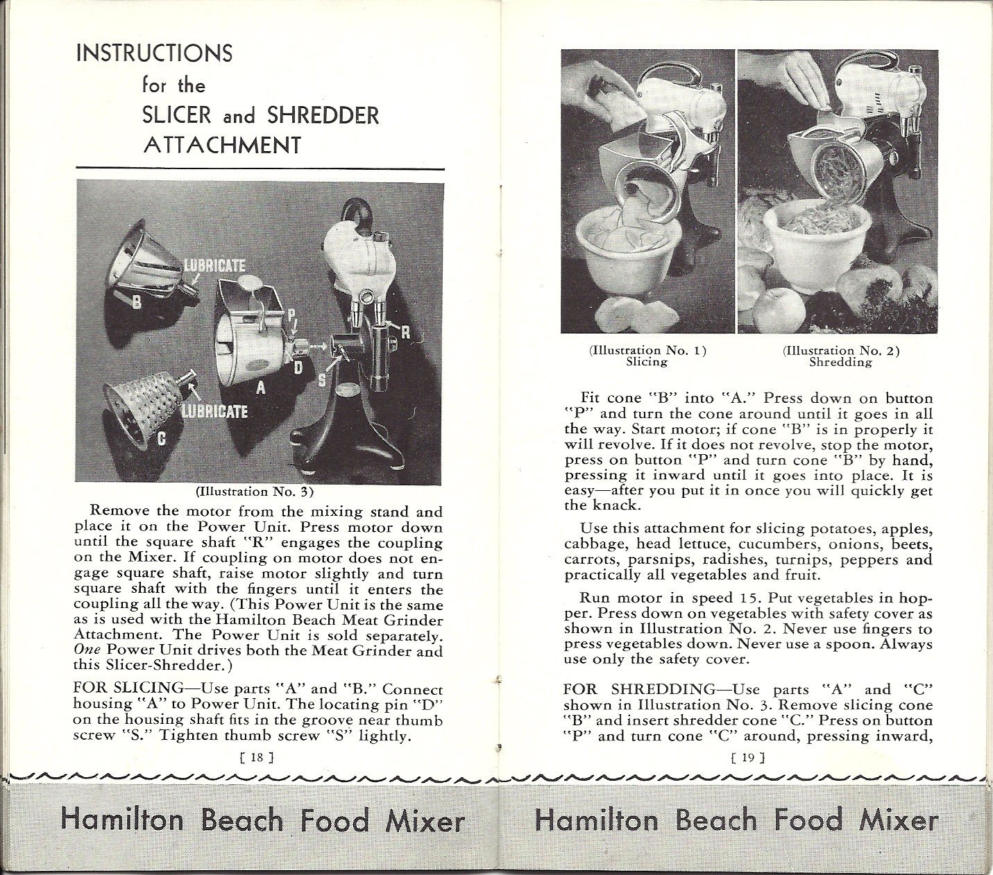 I ♥ Aldi: Hamilton Beach Model E Food Mixer Instruction Manual