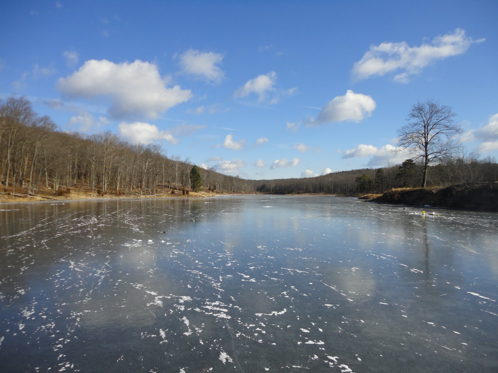 The Slippery Trout A Fly Fishing Blog Ice Fishing New Jersey's Lower