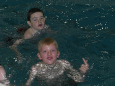 Kaleb in the Swimming Pool