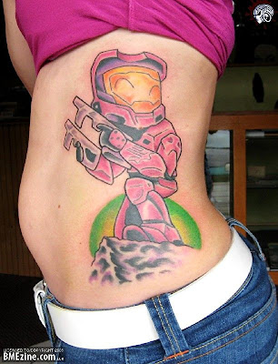 Girls who loves Game tattoos