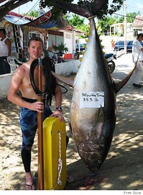 fish catch enormous fisherman caught funny huge amazing catching dream yellowfin grouper spearfishing izismile