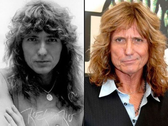 Curious, Funny Photos / Pictures Rock stars then and now 50 Pics
