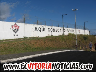 Foto: parte externa do Barradão