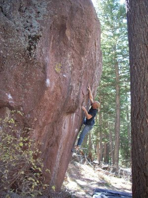 Green Mountain Highball Boulder Problem