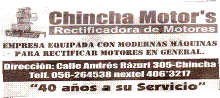 Chincha Motor's