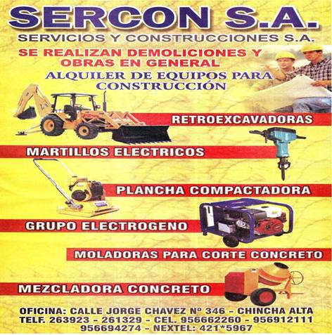 SERCON S.A