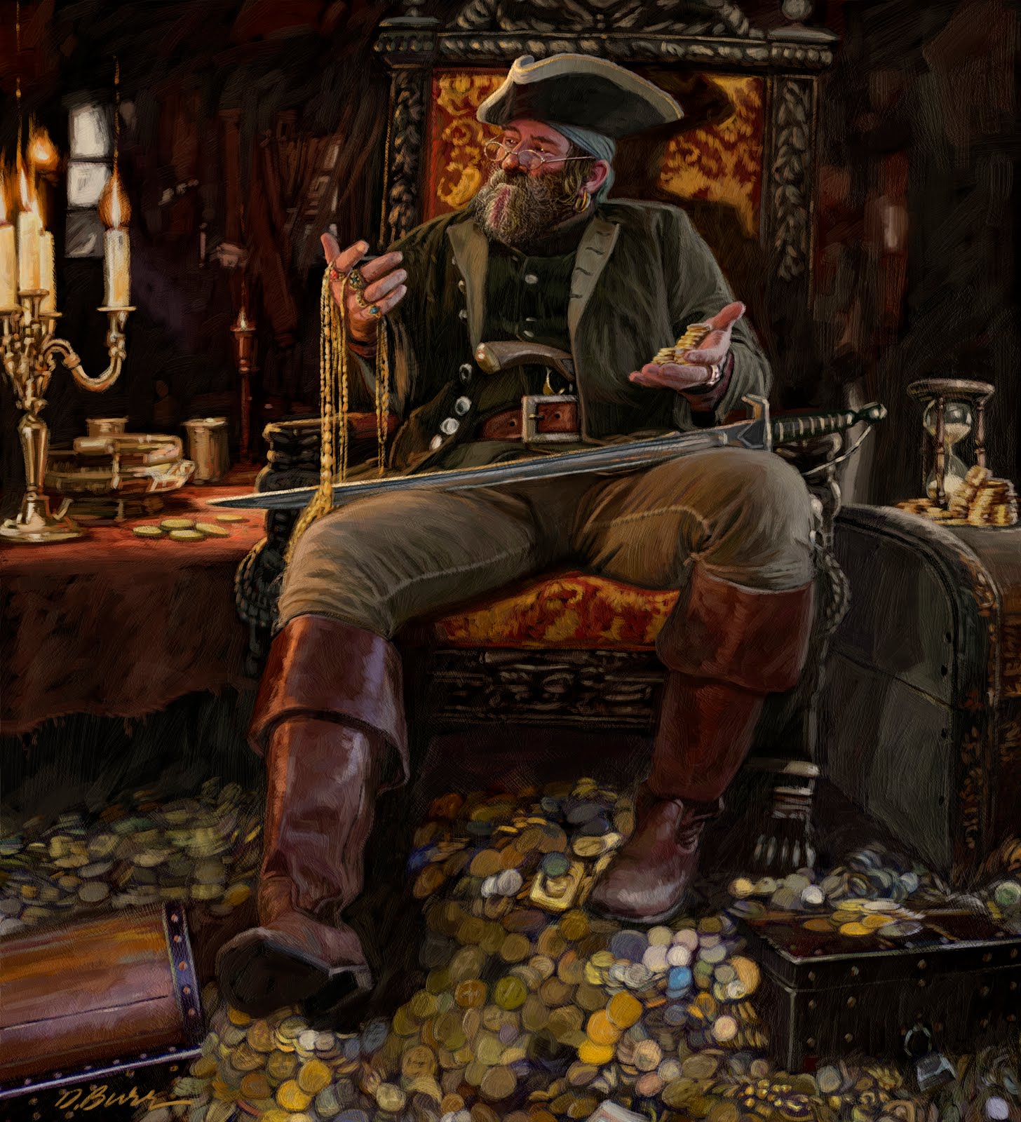left and right wing of the pirate king