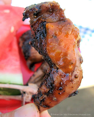 fume bistro balsamic and heirloom tomato marinated quail
