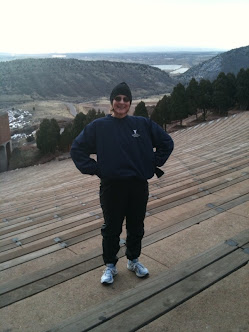 christine kick it on red rocks stairs!