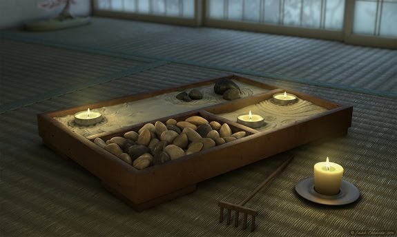 El RINCÓN DEL RELAX: Jardín Zen (en miniatura)