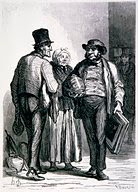 Auction Room, the Merchants, by Honoré Daumier
