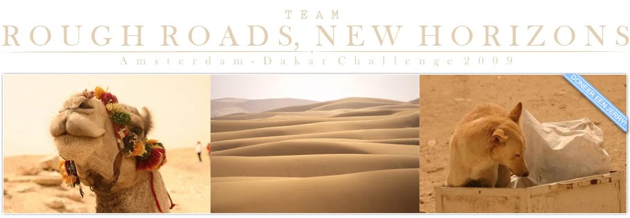 Amsterdam - Dakar Challenge | Team Rough Roads, New Horizons | Het Blog