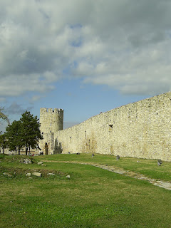 Beograd journey Serbia Travel travelling trip fortress sky blue green grey stone old