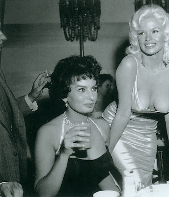 For the uninitiated it is Sophia Loren and Jayne Mansfield