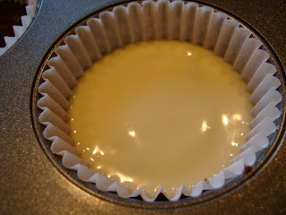 Filling covered with more melted white chocolate