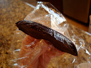 Slice of Vegan Coconut Oil Chocolate