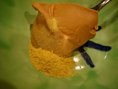 Nutritional Yeast and Peanut Butter in bowl