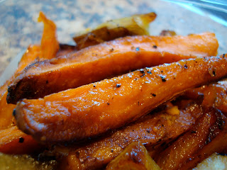 Close up of Sweet Potato Fries
