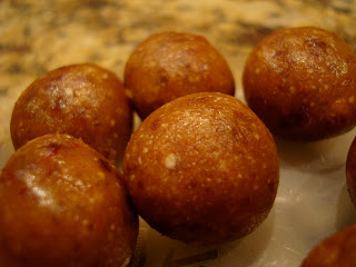 Close up of High Raw Vegan Sugar Cookie Dough Balls
