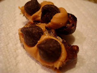 Dates with Chocolate Chips and Peanut Butter