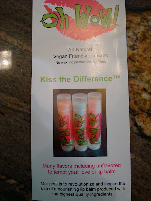 Oh Wow Vegan Friendly Lip Balm