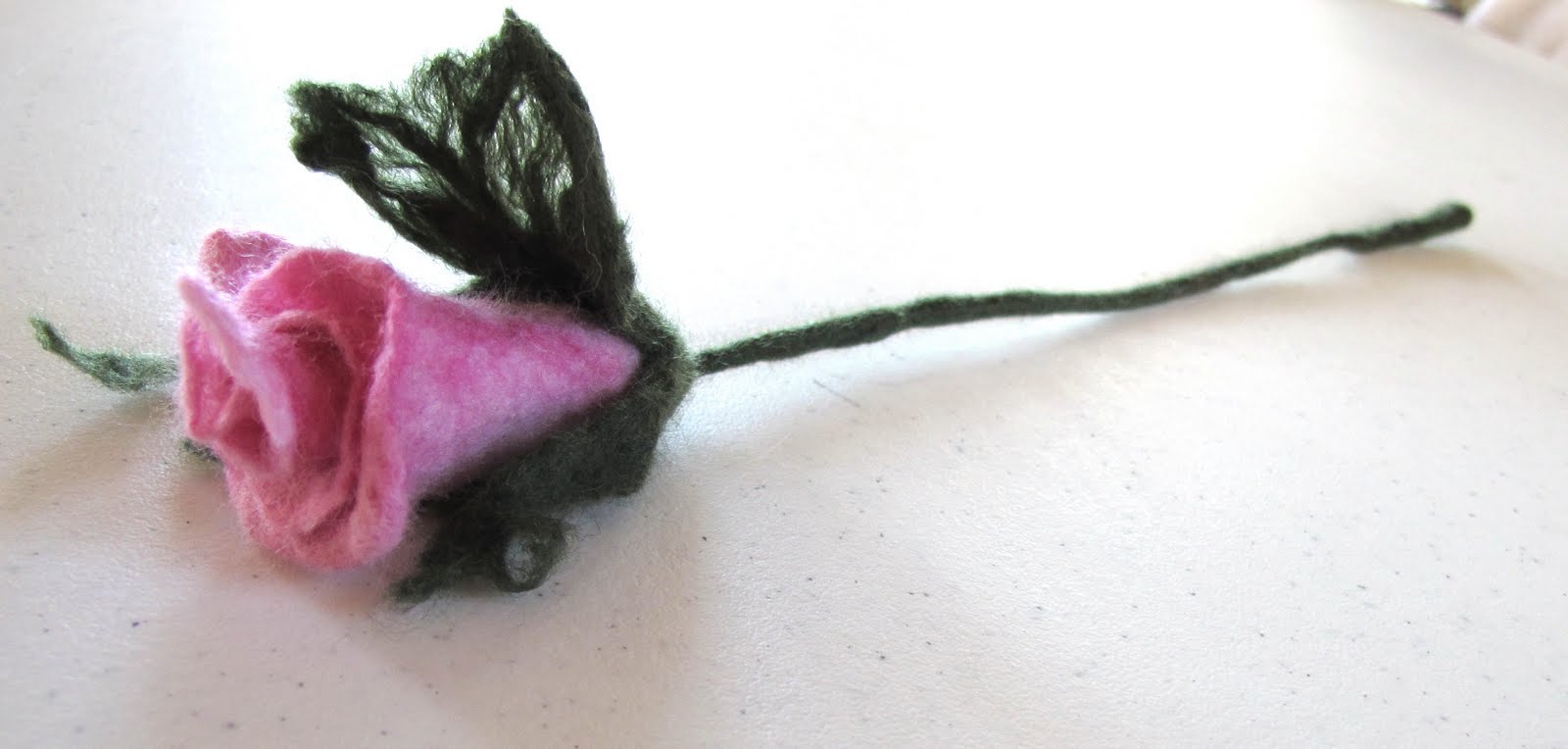Felted Rose