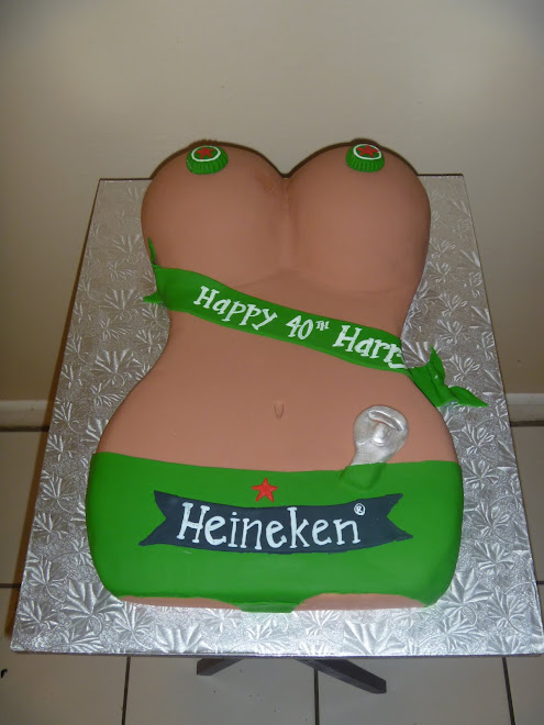 Harry's Heineken Birthday Cake