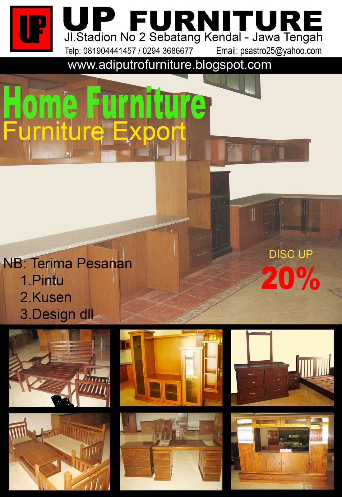 WOOD FURNITURE BROSUR KAMI