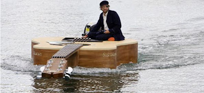 A Guitar Boat