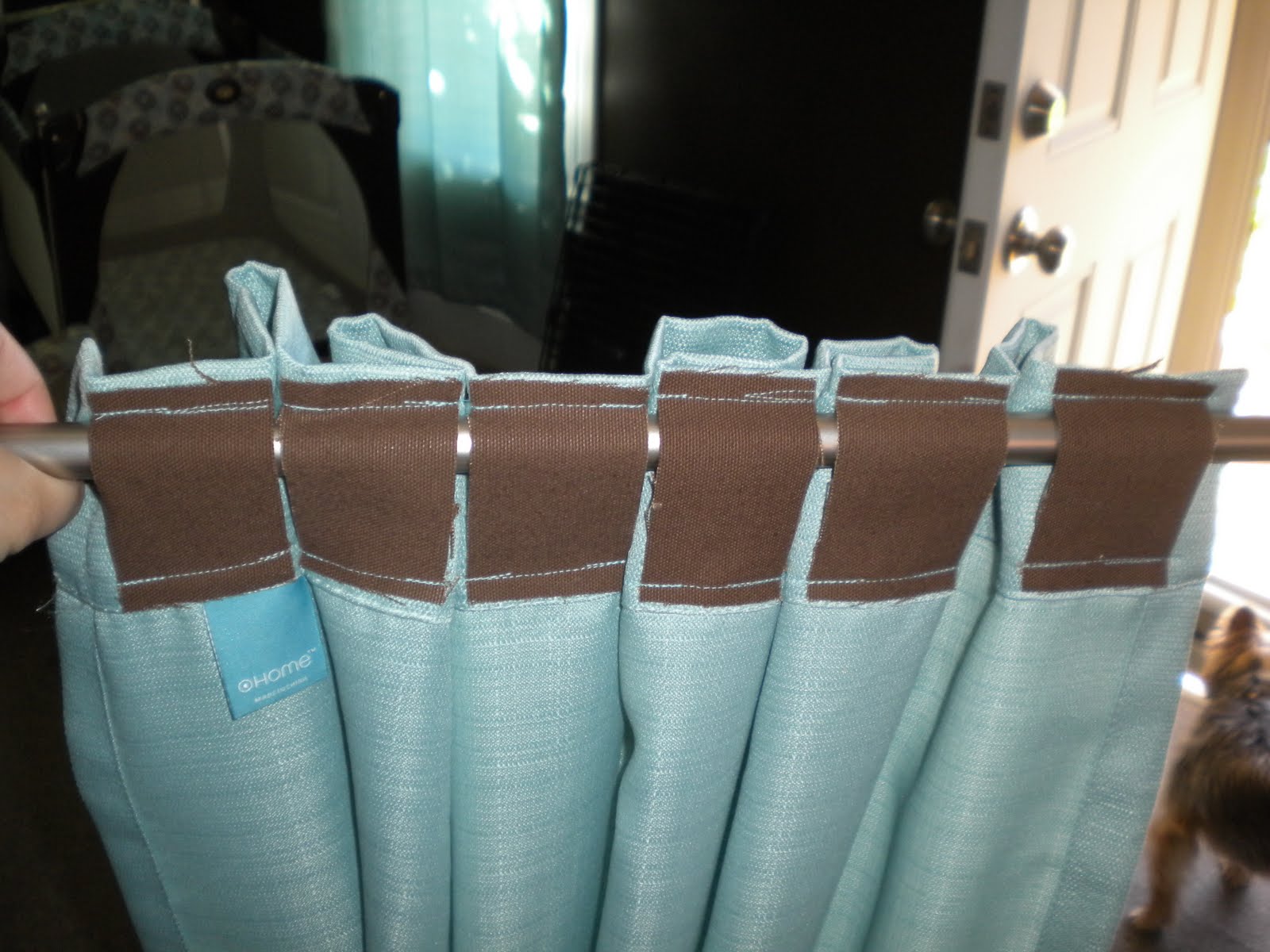 DIY Wednesday Revamp Rod Pocket Curtains The Dabbling Crafter