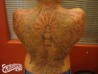 CHECK OUT THE BACKPIECE ON OF ONE OF MY LOYAL CLIENTS AND THE TATTOO I DID