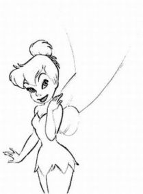 Tinkerbell and Friends Coloring Pages " Disney Cartoon Characters