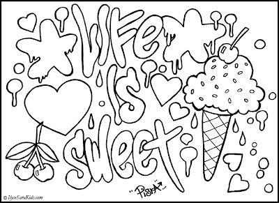 Graffiti Coloring Pages on Graffiti Sketches   Graffiti Coloring Pages Design