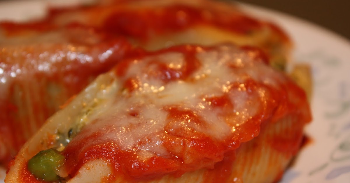 the chef in me... Vegetable Stuffed Shells