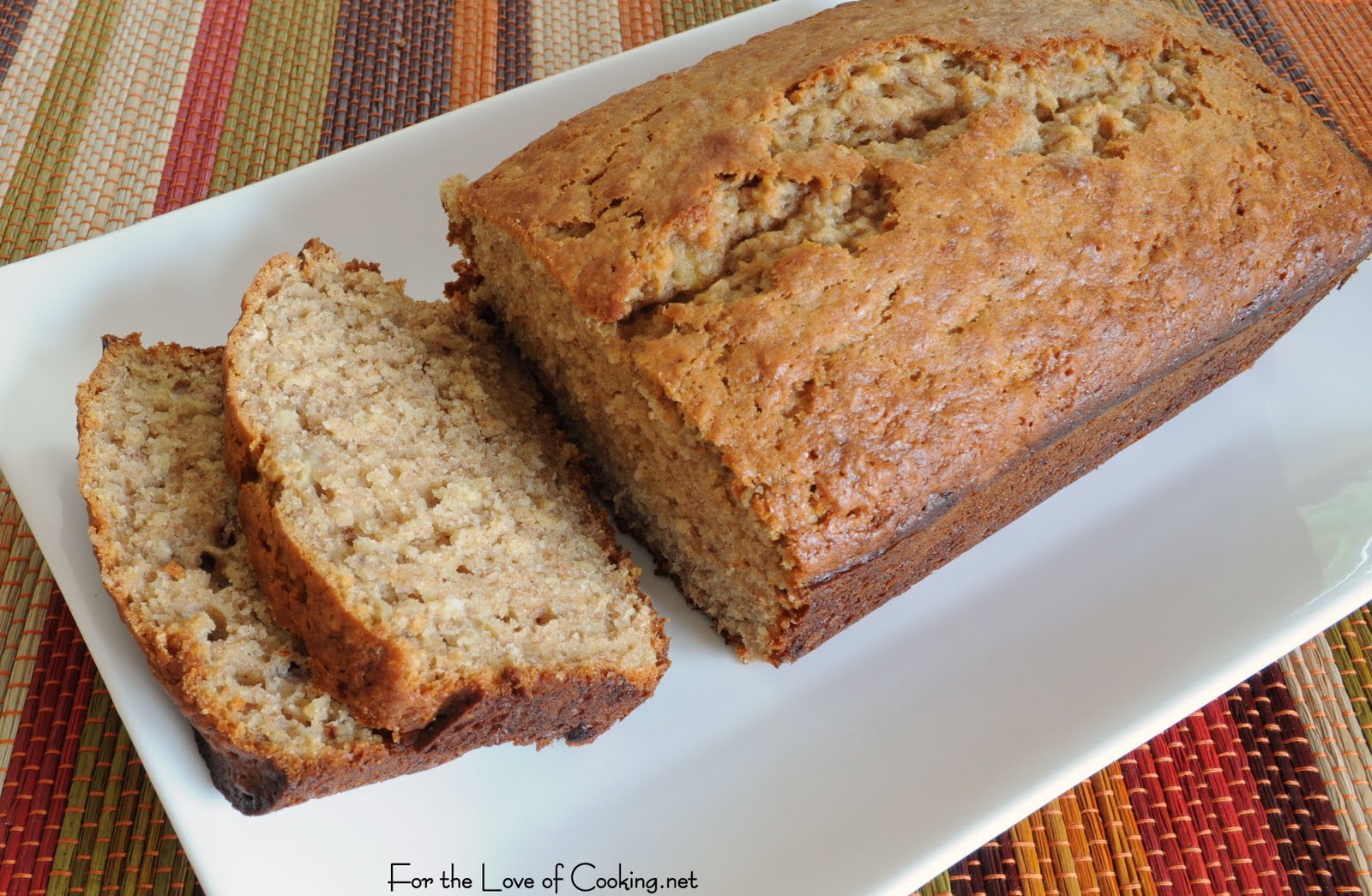 Banana Oatmeal Bread For the Love of Cooking