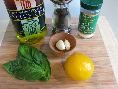 Lemon, Garlic and Basil Slow Roasted Chicken