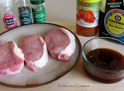 Pork Chops with a Sweet Chili Soy Sauce