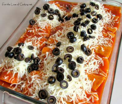 Shredded Beef and Caramelized Onion Enchiladas