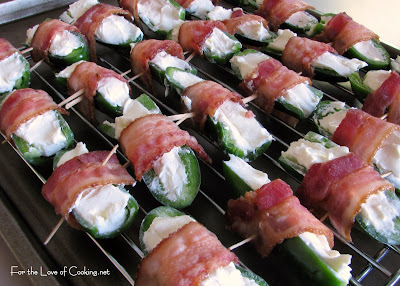 Bacon and Cream Cheese Stuffed Jalapenos