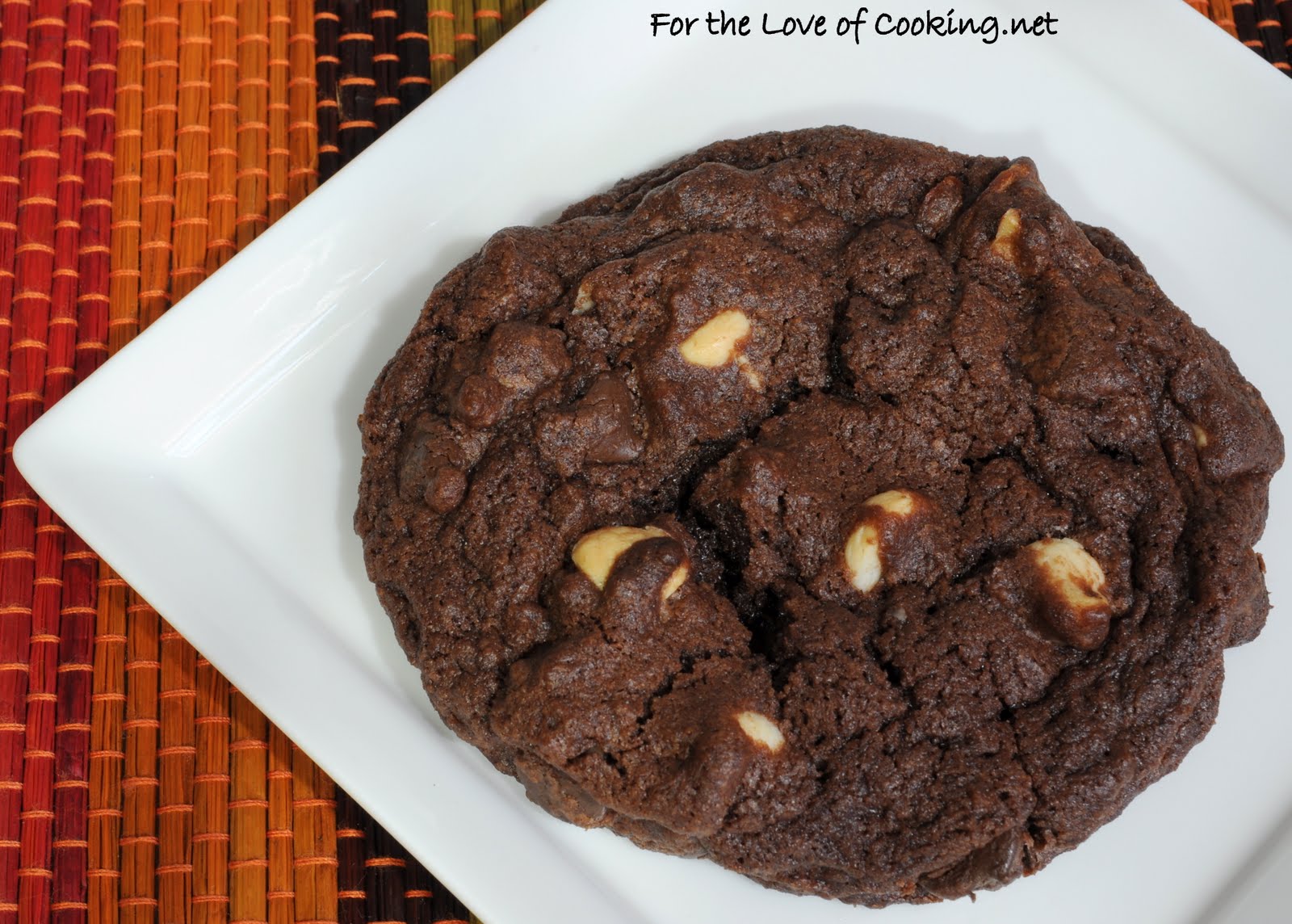 Double Chocolate Almond Cookies For the Love of Cooking